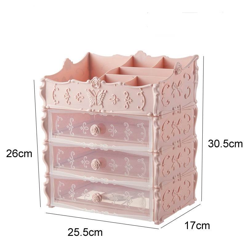 Storage box cosmetic box rack