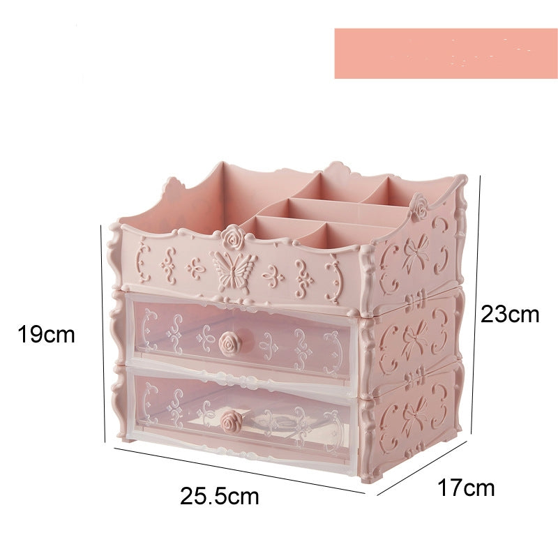 Storage box cosmetic box rack